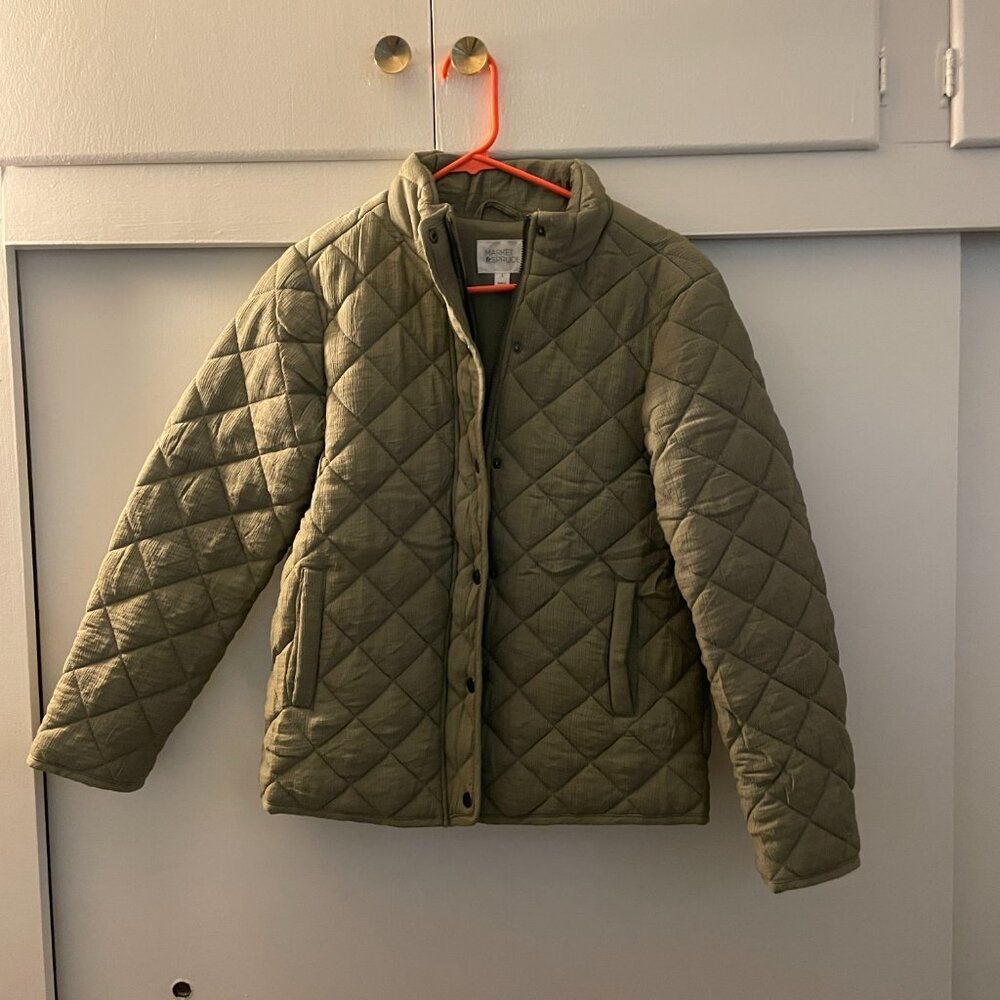 Quilted Green Jacket